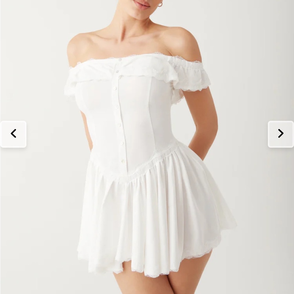 Frankie’s Bikini Charli Mini Dress - White